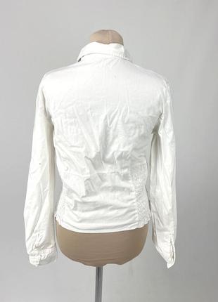 Блуза стильная esprit, белая, качественная2 фото