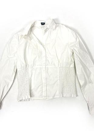 Блуза стильная esprit, белая, качественная4 фото
