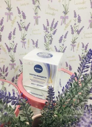 Крем для обличчя nivea енергія молодості, еластичність 35+ антивіковий проти зморшок 50 мл1 фото