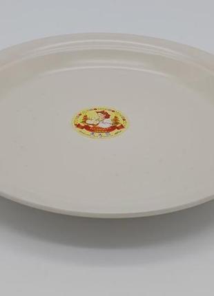 Блюдо керамическое круглое большое тарелка обеденная мелкая для вторых блюд 6 штук sale 2023 !4 фото