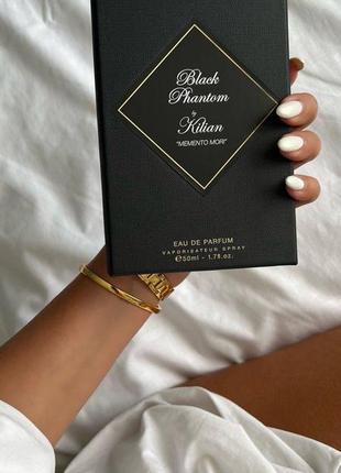 Kilian paris black phantom "memento mori" refillable spray with coffret