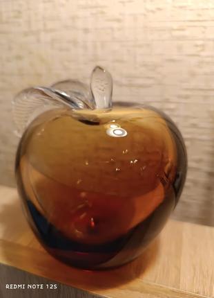 Яблоко стекло сср винтаж3 фото