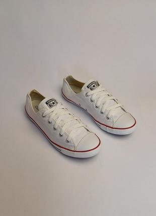 Converse 40, белые низкие кеды