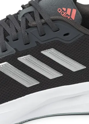 Бігове взуття adidas duramo 10 gw8346 grey six/silver metallic/turbo8 фото