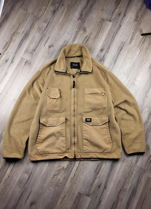 Овершот флисовый флисовый флиска кофта helly hansen vintage multi pocket1 фото