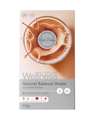 Oriflame wellness суха суміш для коктейлю natural balance