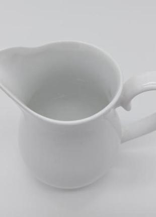 Кувшин белый керамический для молока ,воды и напитков молочник из керамики d 8 cm h 13 cm sale 2023 !2 фото