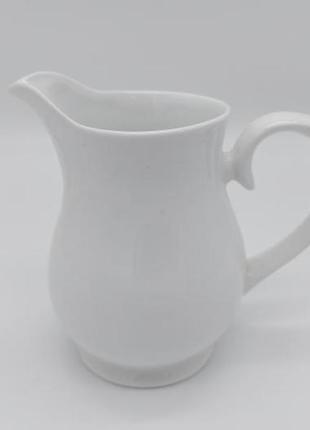 Глечик білий керамічний для молока ,води та напоїв молочник з кераміки d 8 cm h 13 cm sale 2023 !