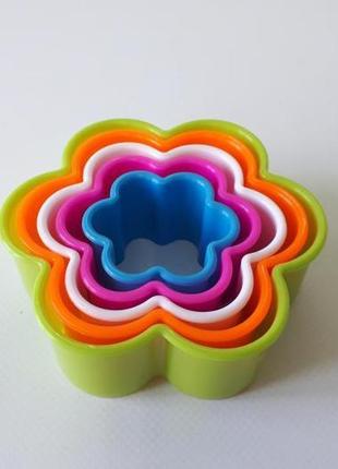 Пластикова форма для випікання печива та пряників квіточка вирубка каттер для печива в н sale 2023 !2 фото