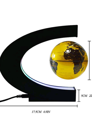 Декоративний глобус-нічник. крутиться у повітрі4 фото