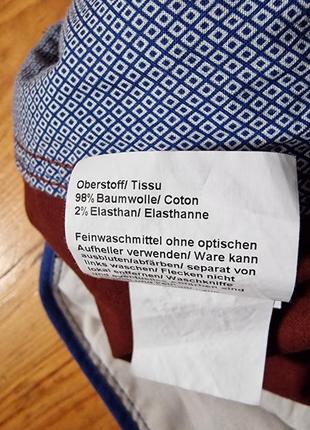 Брендовые фирменные немецкие демисезонные летние хлопковые стрейчевые брюки bruhl,оригинал,новые с бирками,размер 56 европейс.10 фото