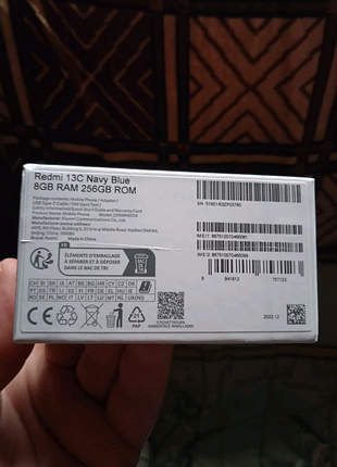 Xiomi/redmi 13c/8/256/nfc/blue 3