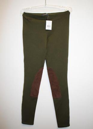 Новые женские подростковые штаны со вставками ralph lauren1 фото