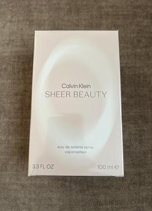 Calvin klein sheer beauty туалетна вода, парфуми 100мл2 фото