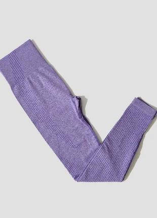 Комплект жіночий спортивний для фітнесу ліловий фіолетовий новий рашгард лосіни8 фото