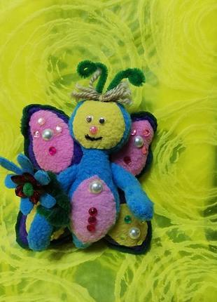 Метелик з флісу м'яка іграшка