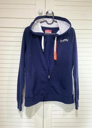 Толстовка жіноча kappa 321612w s темно синій