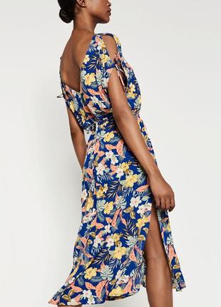 Распродажа!платье оверсайз zara цветочный принт