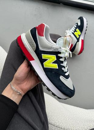 Кросівки new balance 574 legacy black/yellow/red