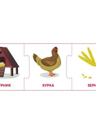 Логічні ланцюжки "світ тварин. хто де живе і що їсть" 1782002 українською мовою3 фото