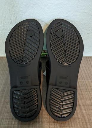 Крокс шльопанці фліп тулум чорні crocs tulum flip black/black.3 фото