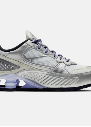 Кроссовки nike shox enigma 9000 'metallic silver violet'3 фото