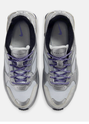 Кроссовки nike shox enigma 9000 'metallic silver violet'4 фото