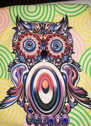 Джинсова сумка сова екслюзив