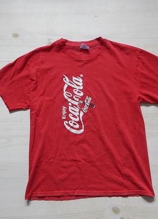 Футболка vintage 90s coca cola hanes tee