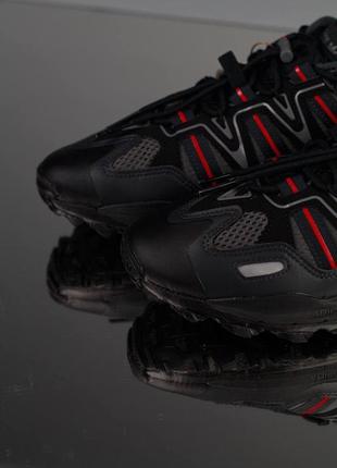 Кроссовки adidas hyperturf black &amp; red3 фото