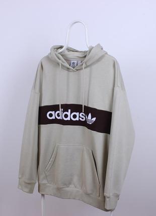 Женская кофта худи adidas originals hoodie over size2 фото