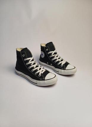 Converse 36.5, черные высокие кеды