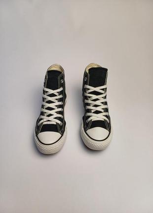 Converse 36.5, черные высокие кеды2 фото