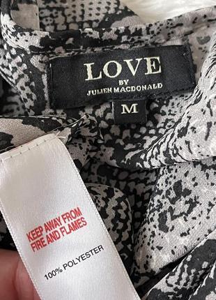 Сукня пляжна максі love by julien macdonald р.m10 фото