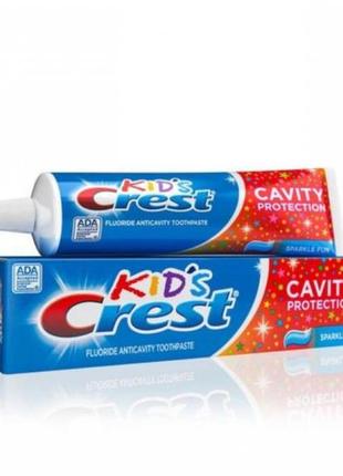 Дитяча зубна паста crest kids cavity protection sparkle fun toothpaste (130 г)