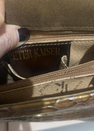 Кожаная сумка peter kaiser (германия)6 фото