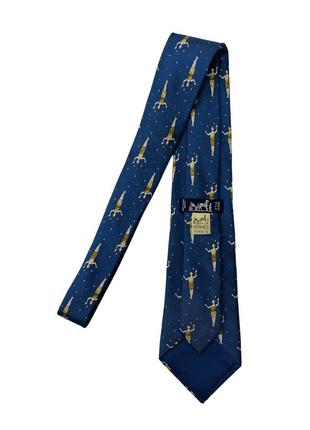 Hermes оригинальный шелковый галстук2 фото