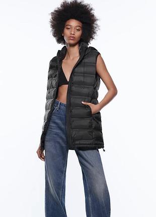Безрукавка, жилетка zara в наличии xs