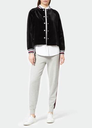 Оксамитовий бомбер куртка tommy hilfiger women's icon velvet bomber jacket2 фото