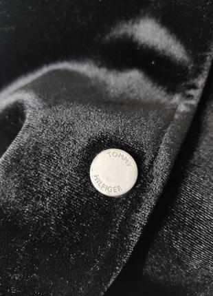 Бархатный велюровый бомбер куртка tommy hilfiger women's icon velvet bomber jacket8 фото