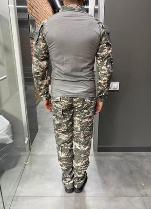 Армейская кофта убакс, пиксель нато, коттон (хлопок), размер l, combat, тактическая рубашка убакс4 фото