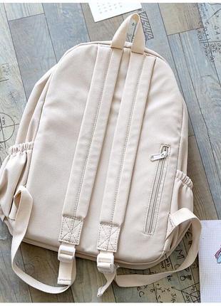 Белый женский подростковый детский рюкзак, школьный рюкзак для школы, портфель2 фото