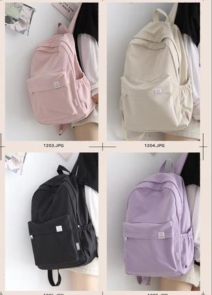 Фиолетовый женский подростковый детский рюкзак, школьный рюкзак для школы, портфель4 фото