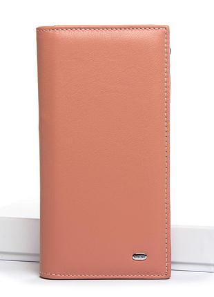 Гаманець шкіряний жіночий classic dr. bond wmb-3m pink