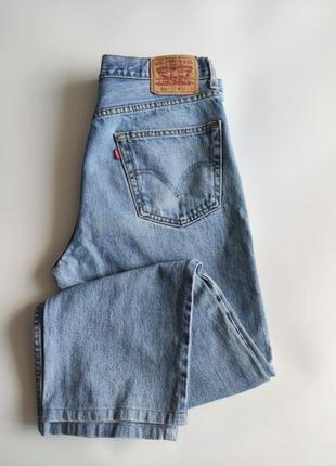 Джинси levi's 550 relaxed fit light stonewash нар. 35/324 фото