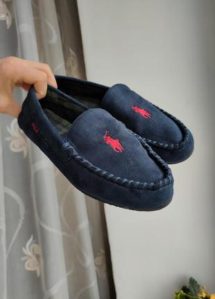 Мокасины polo ralph lauren moccasin slipper мужские мокасины туфли тапочки для дома polo rl5 фото