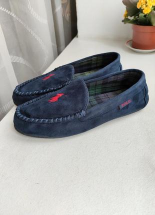 Мокасины polo ralph lauren moccasin slipper мужские мокасины туфли тапочки для дома polo rl2 фото