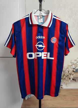 Вінтажна футболка adidas munich 1995/1997 klinsmann home football shirt 
оригінал