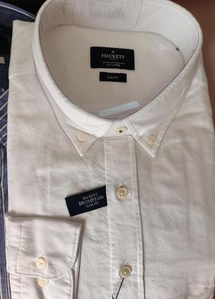 Рубашки брендовые hasket, fynch-hatton, maerz, basefield