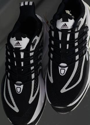 Кросівки adidas alphaboost v1 black & white8 фото